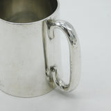 Victorian Sterling Silver Floral Pattern Christening Mug Antique 1892 Sheffield