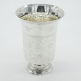 George III French .950 Silver Floral Pattern Wine Beaker Antique 1794 Georgian