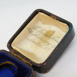 Boxed David Andersen Sterling Silver Gilt Enamel Thimble Antique c1930 Deco