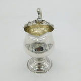 George III Sterling Silver Pedestal Cream Jug Antique 1767 London