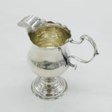 George III Sterling Silver Pedestal Cream Jug Antique 1767 London