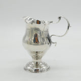 George III Sterling Silver Pedestal Cream Jug Antique 1767 London