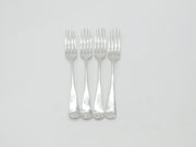 Georgian Set of Sterling Silver Crested Table Forks 1789 London Smith & Fearn