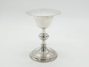 Sterling Silver 'IHS' Communion Chalice & Paten Antique 1929 London Art Deco