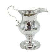 George III Sterling Silver Pedestal Cream Jug Antique 1781 London