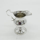George III Sterling Silver Pedestal Cream Jug Antique 1781 London