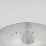 Sterling Silver 'IHS' Communion Chalice & Paten Antique 1929 London Art Deco