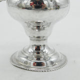 George III Sterling Silver Pedestal Cream Jug Antique 1781 London