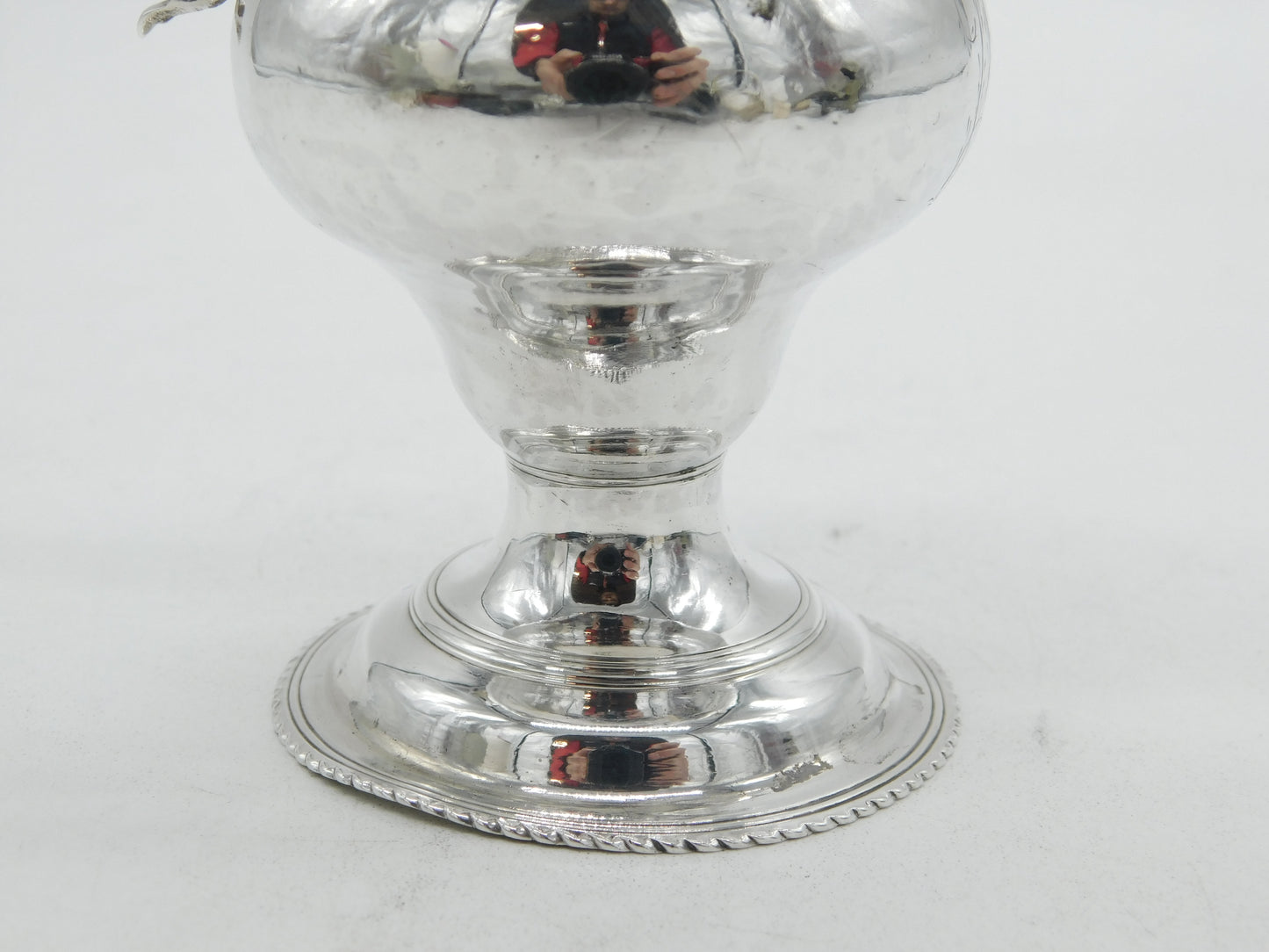 George III Sterling Silver Pedestal Cream Jug Antique 1781 London