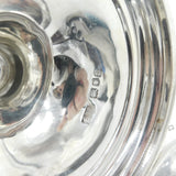 Sterling Silver 'IHS' Communion Chalice & Paten Antique 1929 London Art Deco