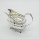 Irish Sterling Silver Paw Foot Cream Jug Antique 1806 Dublin James Scott