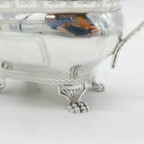 Irish Sterling Silver Paw Foot Cream Jug Antique 1806 Dublin James Scott