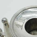 George III Sterling Silver Double Crested Chamberstick Antique 1820 London