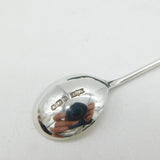 Boxed Sterling Silver Colourful Bakelite Teaspoon Set Antique 1935 Sheffield