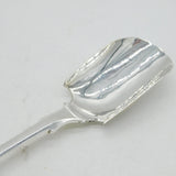 George IV Sterling Silver Crested Stilton Cheese Scoop Spoon Antique 1827 London