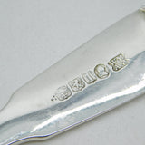 George IV Sterling Silver Crested Stilton Cheese Scoop Spoon Antique 1827 London