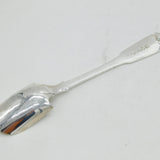George IV Sterling Silver Crested Stilton Cheese Scoop Spoon Antique 1827 London