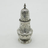 George II Sterling Silver Floral Muffineer Caster Antique 1759 London Georgian