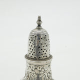 George II Sterling Silver Floral Muffineer Caster Antique 1759 London Georgian