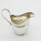 George III Newcastle Sterling Silver Fluted Cream Jug Antique c1780 T. Watson