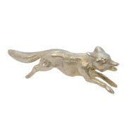 Cast Sterling Silver Running Fox Figurine Sculpture Vintage 1972 Sheffield