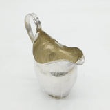 George III Newcastle Sterling Silver Fluted Cream Jug Antique c1780 T. Watson