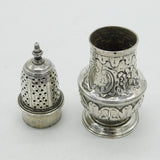 George II Sterling Silver Floral Muffineer Caster Antique 1759 London Georgian