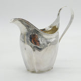 George III Newcastle Sterling Silver Fluted Cream Jug Antique c1780 T. Watson