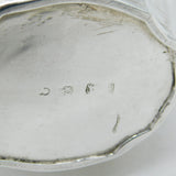 George III Newcastle Sterling Silver Fluted Cream Jug Antique c1780 T. Watson