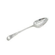 George III Exeter Sterling Silver Bright Cut Tablespoon Antique 1769 R. Jenkins