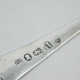 George III Exeter Sterling Silver Bright Cut Tablespoon Antique 1769 R. Jenkins