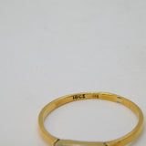 Victorian 18ct Yellow Gold Three-Stone Diamond Dress Ring Antique c1880