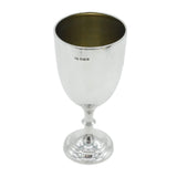 Sterling Silver Large Wine Goblet or Chalice Vintage 1961 Sheffield Viners