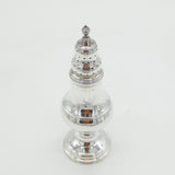 George III Sterling Silver Double Crest Muffineer Caster Antique c1760 London