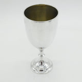 Sterling Silver Large Wine Goblet or Chalice Vintage 1961 Sheffield Viners