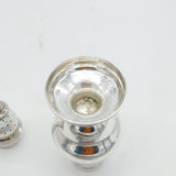 George III Sterling Silver Double Crest Muffineer Caster Antique c1760 London
