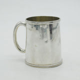 Victorian Sterling Silver Beaded Edge Christening Mug Antique 1879 London