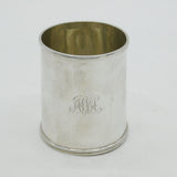 Victorian Sterling Silver Beaded Edge Christening Mug Antique 1879 London