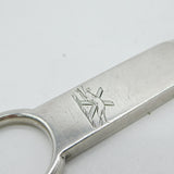 George IV Sterling Silver Greyhound Crest Meat Skewer Antique 1825 London