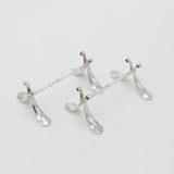 Item title Victorian Sterling Silver Scroll Pattern Knife Rests Pair 1894 Sheffield Antique