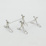 Item title Victorian Sterling Silver Scroll Pattern Knife Rests Pair 1894 Sheffield Antique