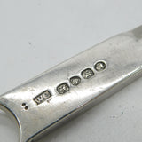 George IV Sterling Silver Greyhound Crest Meat Skewer Antique 1825 London