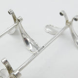 Item title Victorian Sterling Silver Scroll Pattern Knife Rests Pair 1894 Sheffield Antique