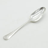 George III Sterling Silver Havovarian Pattern Serving Spoon Antique 1765 London