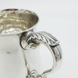 George III Sterling Silver Baluster Pint Tankard Mug Antique 1802 London