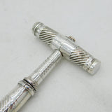 George III Sterling Silver Travelling Corkscrew Antique c1760