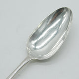 George III Sterling Silver Havovarian Pattern Serving Spoon Antique 1765 London