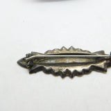 Victorian Sterling Silver 'Cissie' Name Christening Brooch 1892 Antique