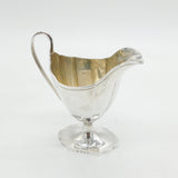 George III Scottish Sterling Silver Pedestal Cream Jug Antique 1796 Edinburgh