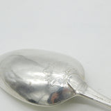 George III Sterling Silver Havovarian Pattern Serving Spoon Antique 1765 London